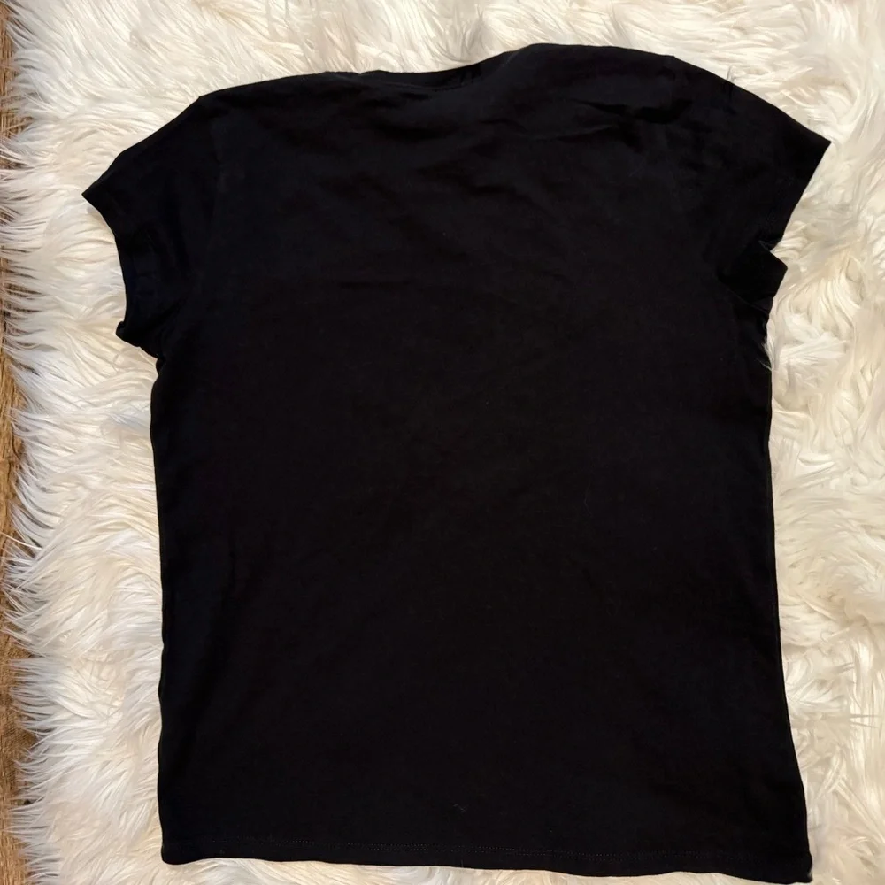 The Children’s Place Girls‎ Rainbow Star Graphic Tee Black Size 10/12